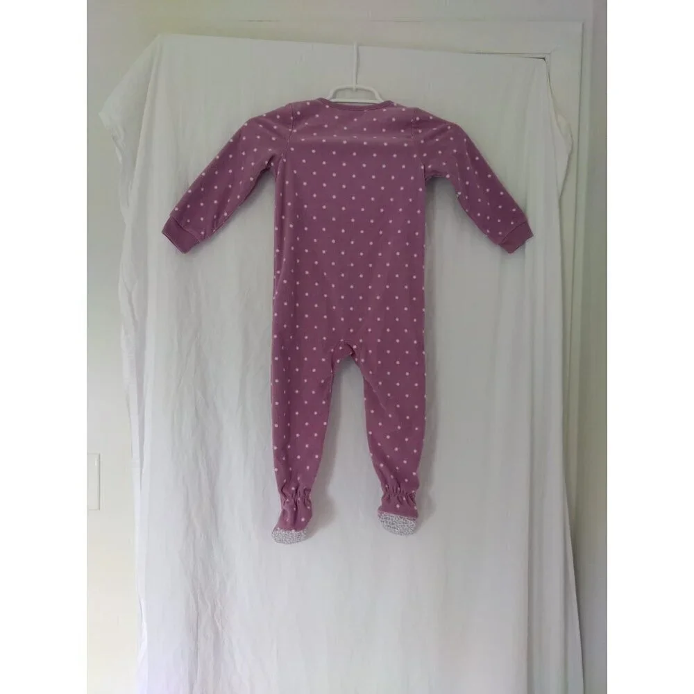 CARTER'S, sleeping game, violet color with white balls, for girls, size 3T/3A
